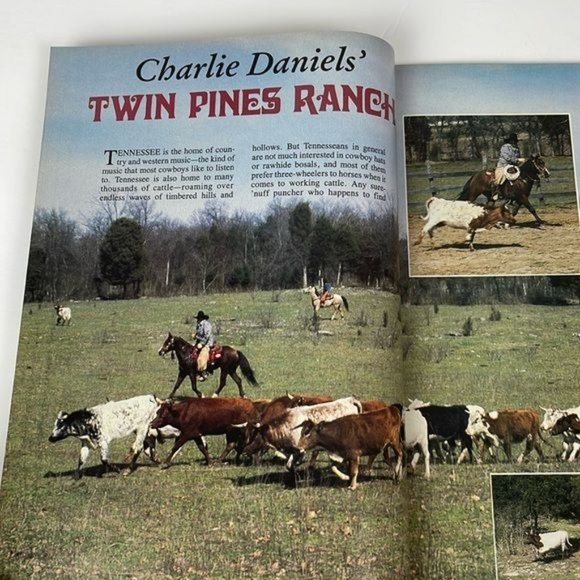 Vtg Western Horseman Magazine Charlie Daniels Cover Story Aug 1987 Vol 52, No 8 - Picture 4 of 16